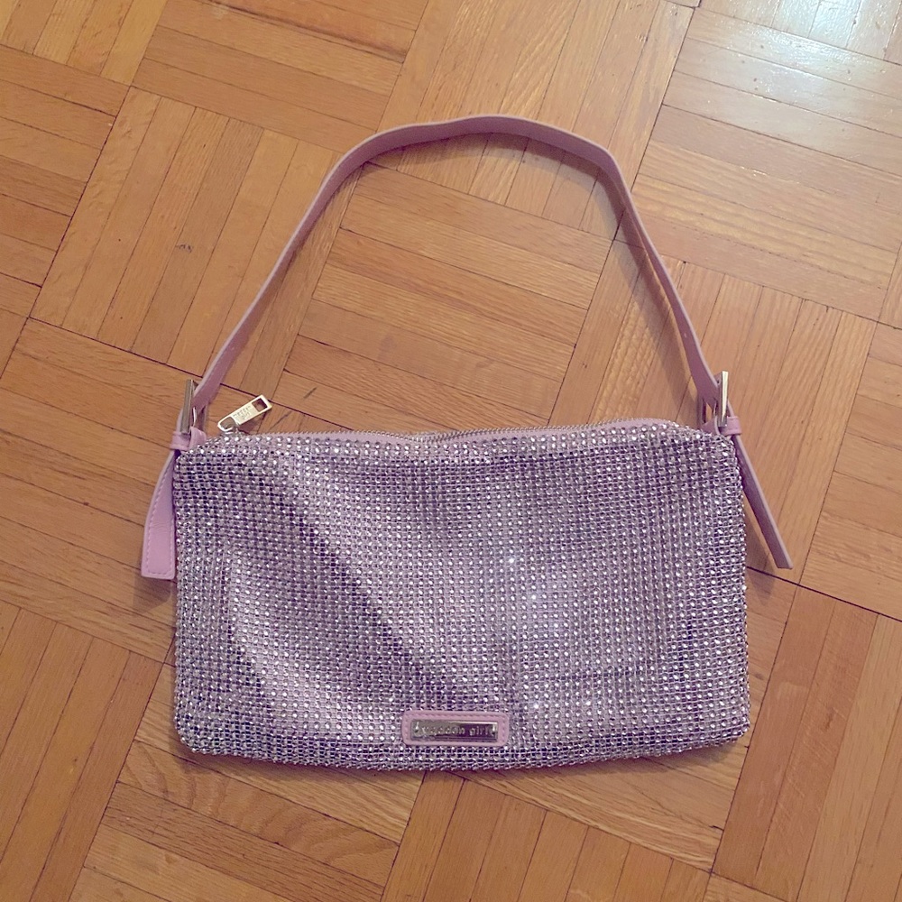 Madden girl Y2K rhinestone detail shoulder bag